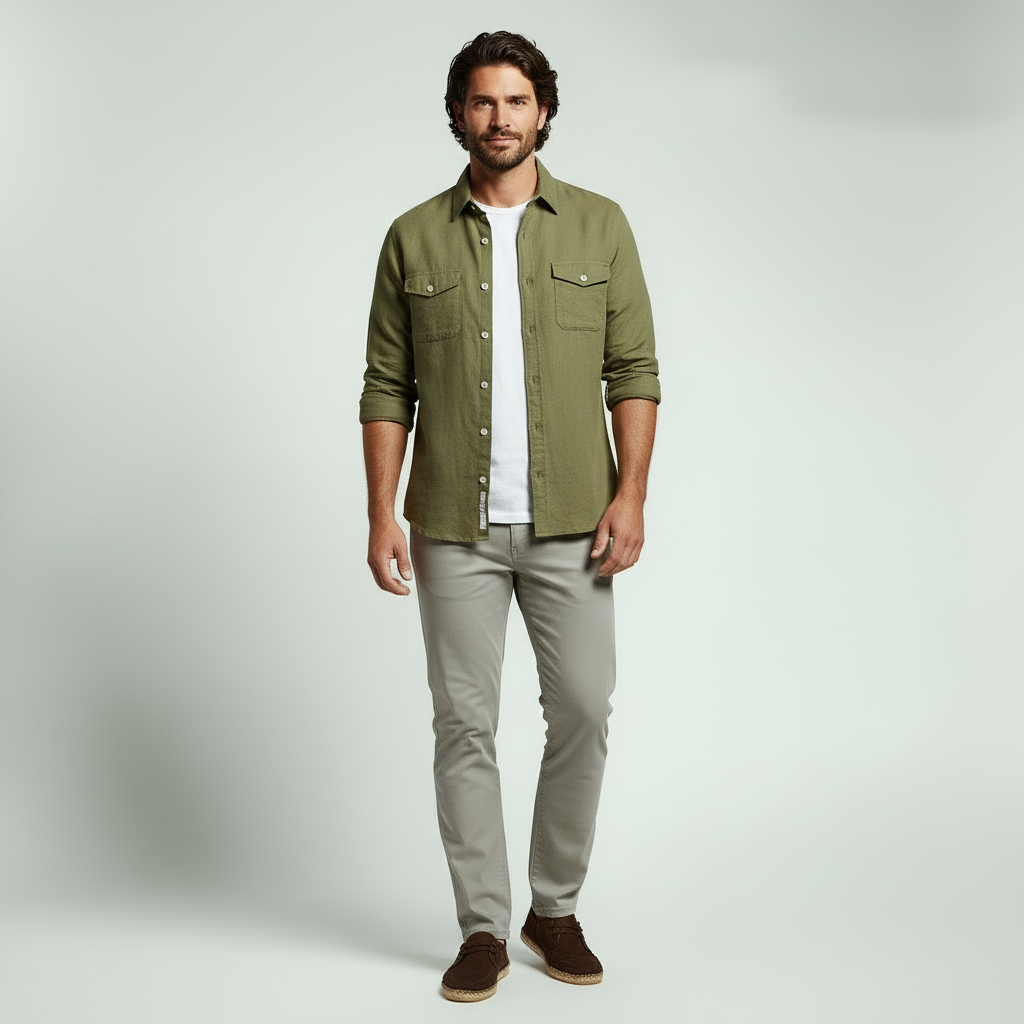 Rosdell| Casual Button-Down Shirt