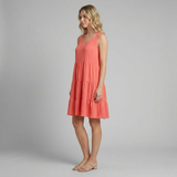 Rosdell | Womens Sleeveless Tiered Dress