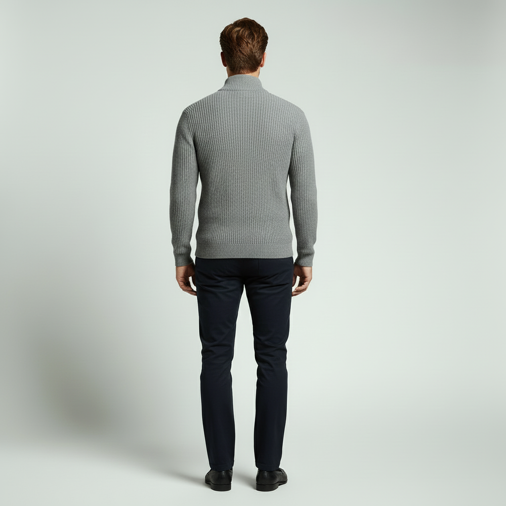 Rosdell | Modern Quarter-Zip Sweater